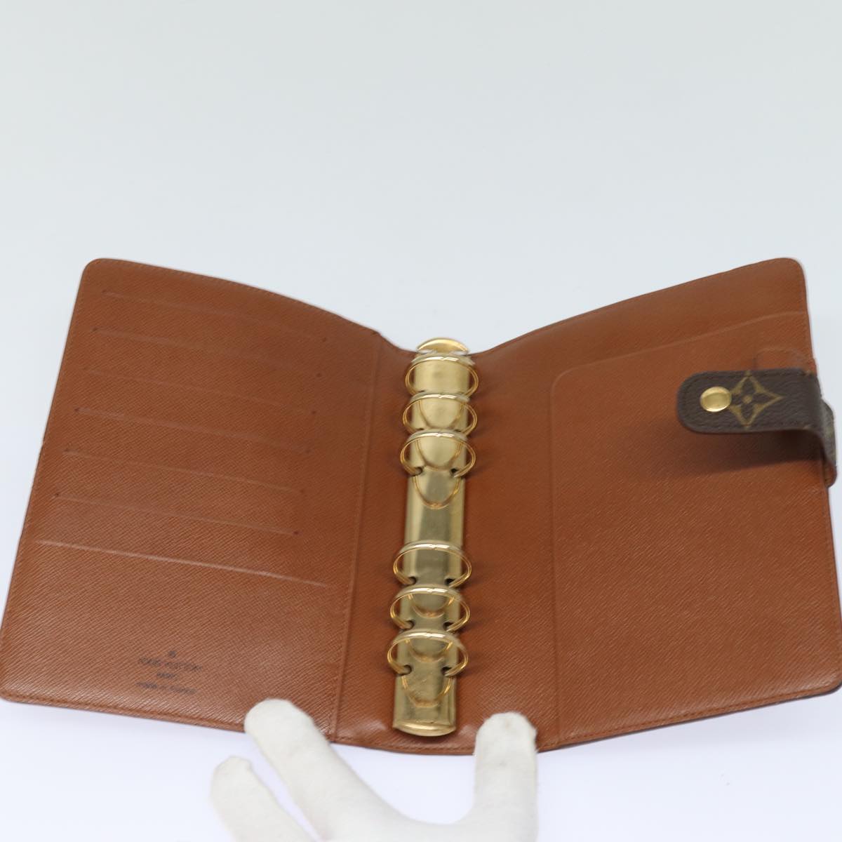 LOUIS VUITTON Monogram Agenda MM Day Planner Cover R20105 LV ar12026