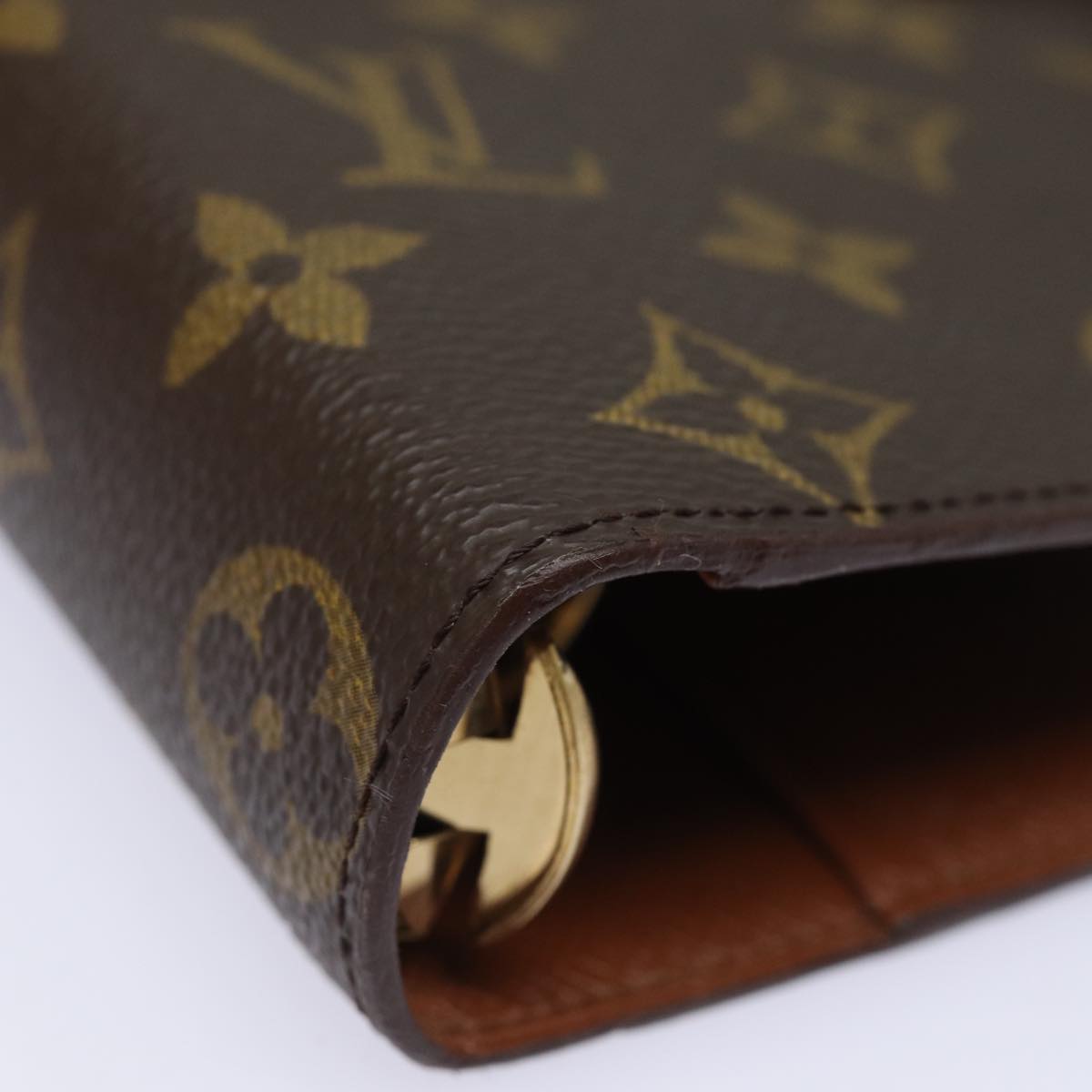 LOUIS VUITTON Monogram Agenda MM Day Planner Cover R20105 LV ar12026