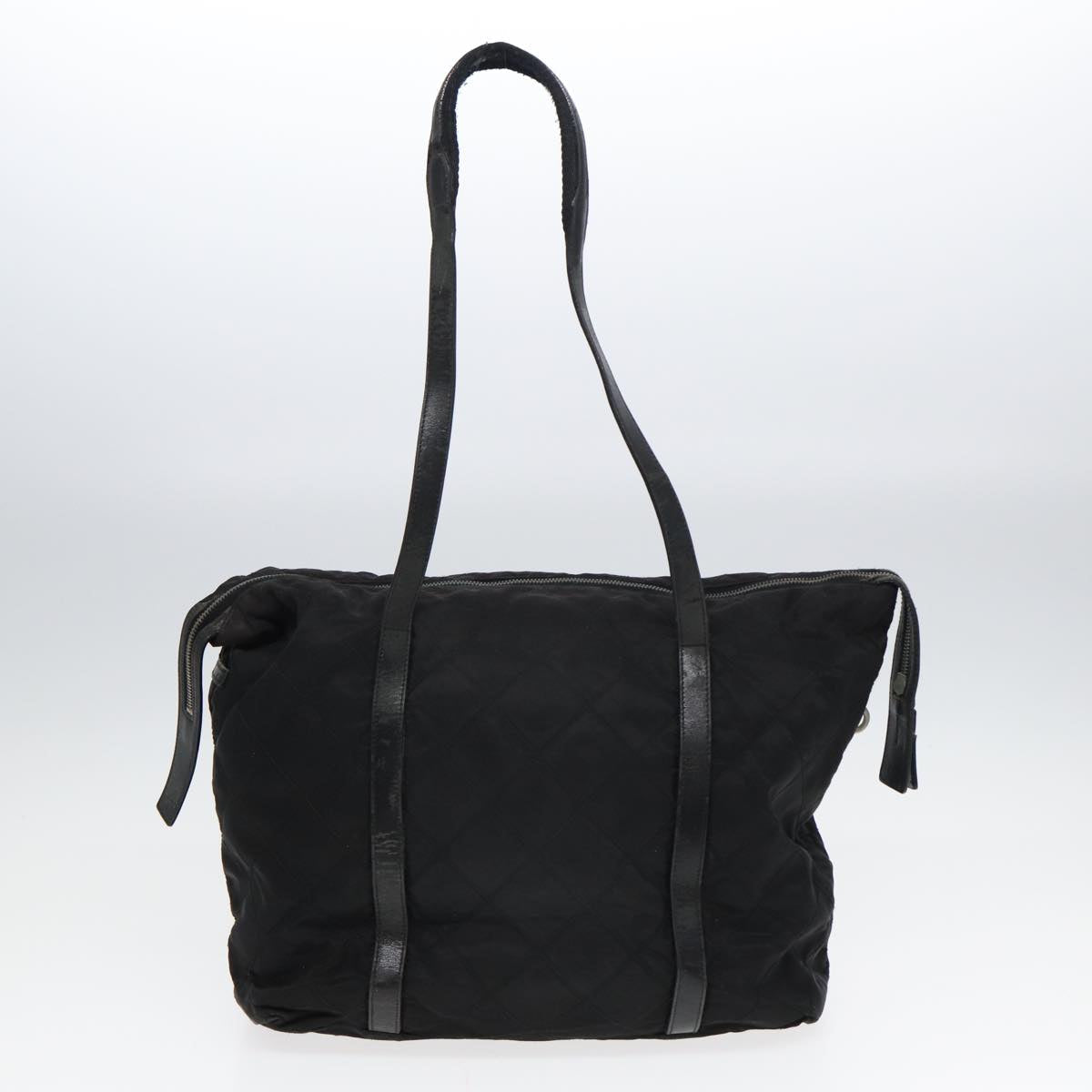 Luxury Prada Tote Bag Nylon 2Set Black Khaki  ar12029