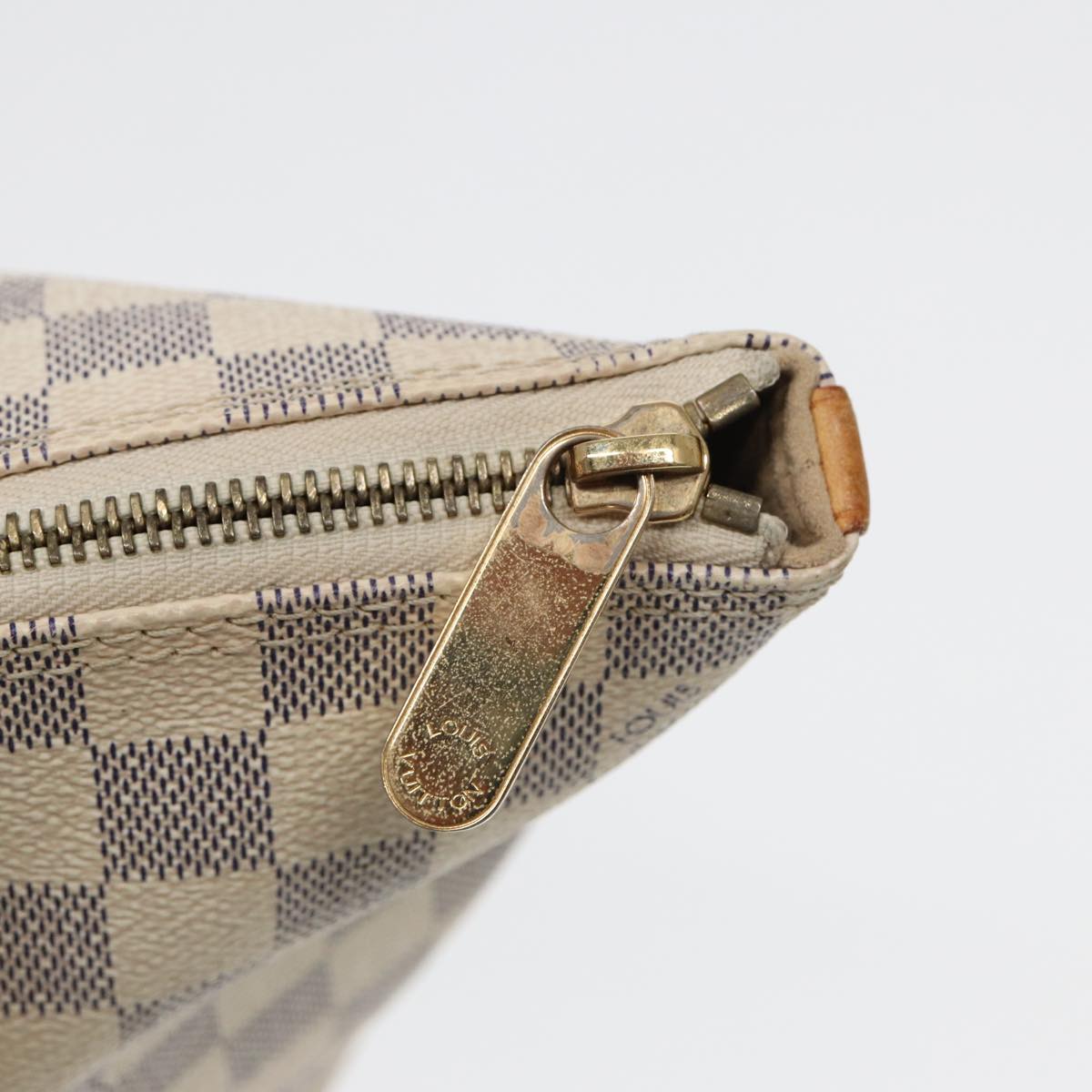 LOUIS VUITTON Damier Azur Saleya PM Tote Bag N51186 LV ar12052