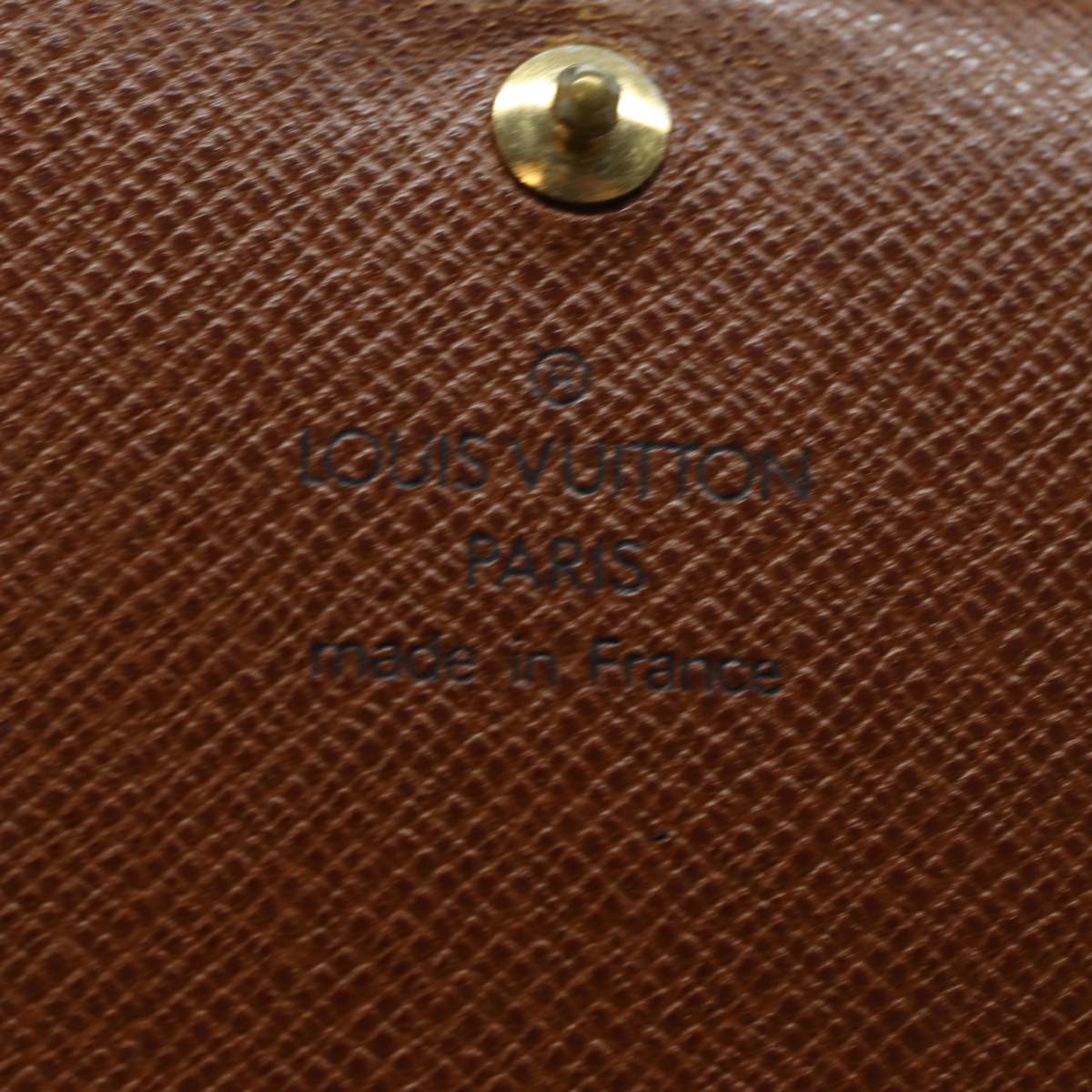 LOUIS VUITTON Monogram Porte Monnaie Billets Tresor Wallet M61730 ar12066