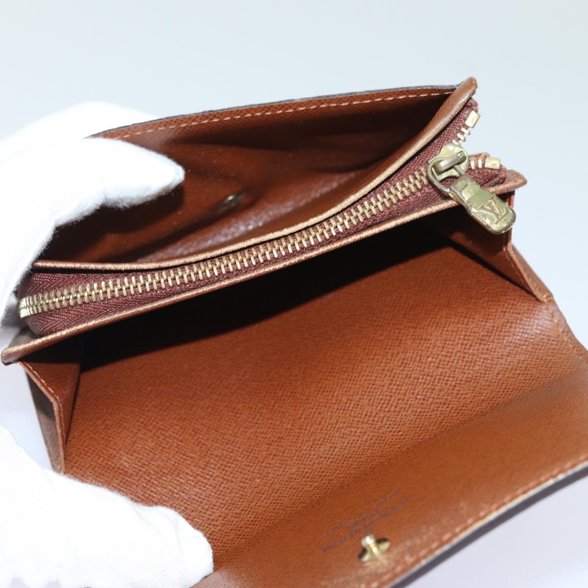 LOUIS VUITTON Monogram Porte Monnaie Billets Tresor Wallet M61730 ar12066