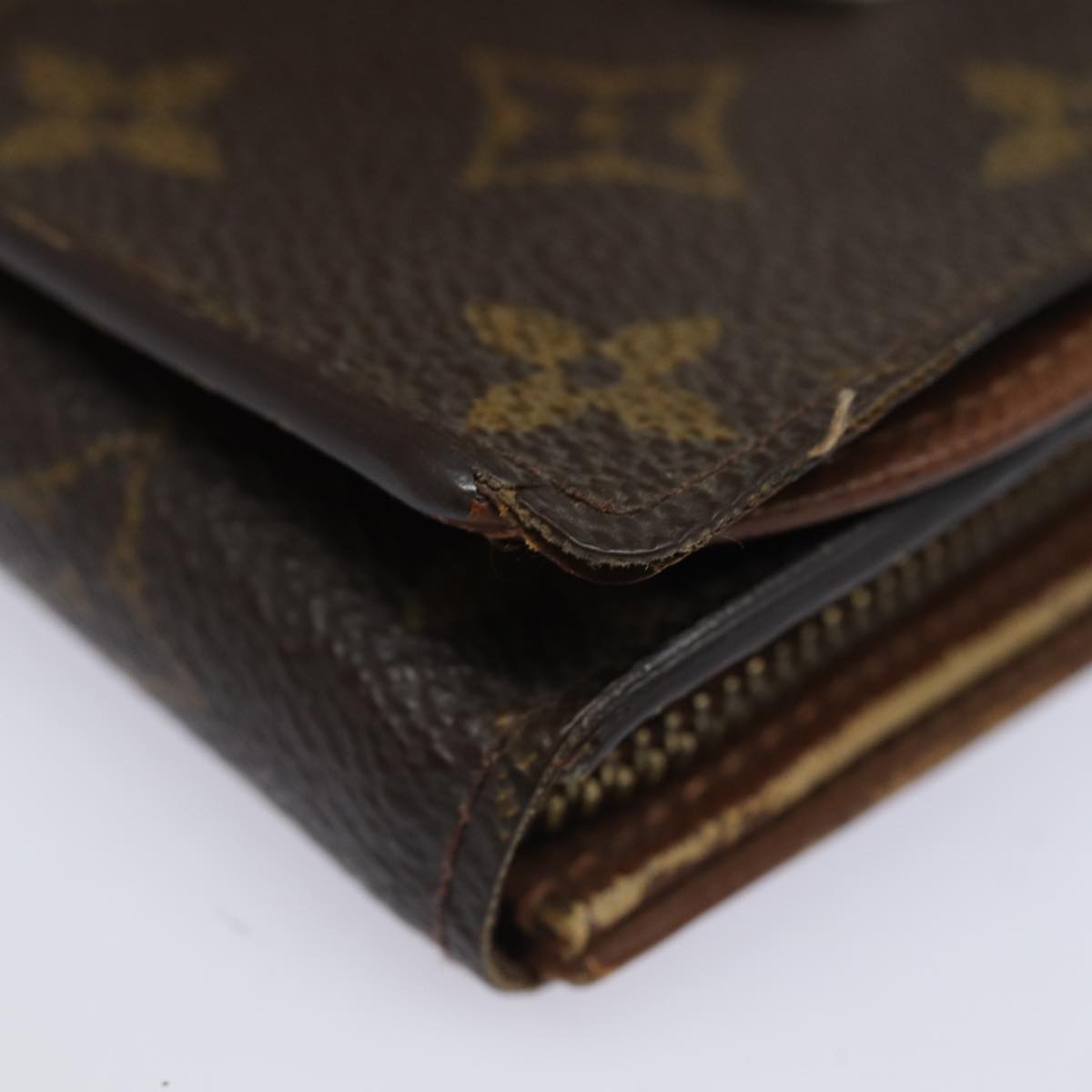 LOUIS VUITTON Monogram Porte Monnaie Billets Tresor Wallet M61730 ar12066
