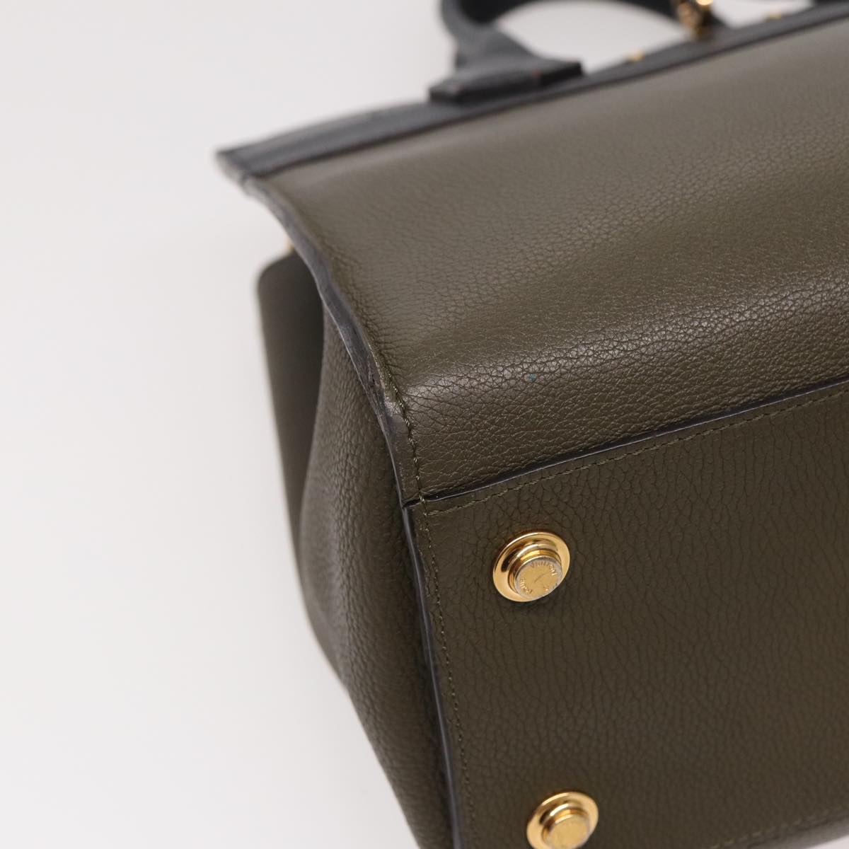 LOUIS VUITTON City Steamer MM Bag Leather 2way Black Green M54312 ar12078