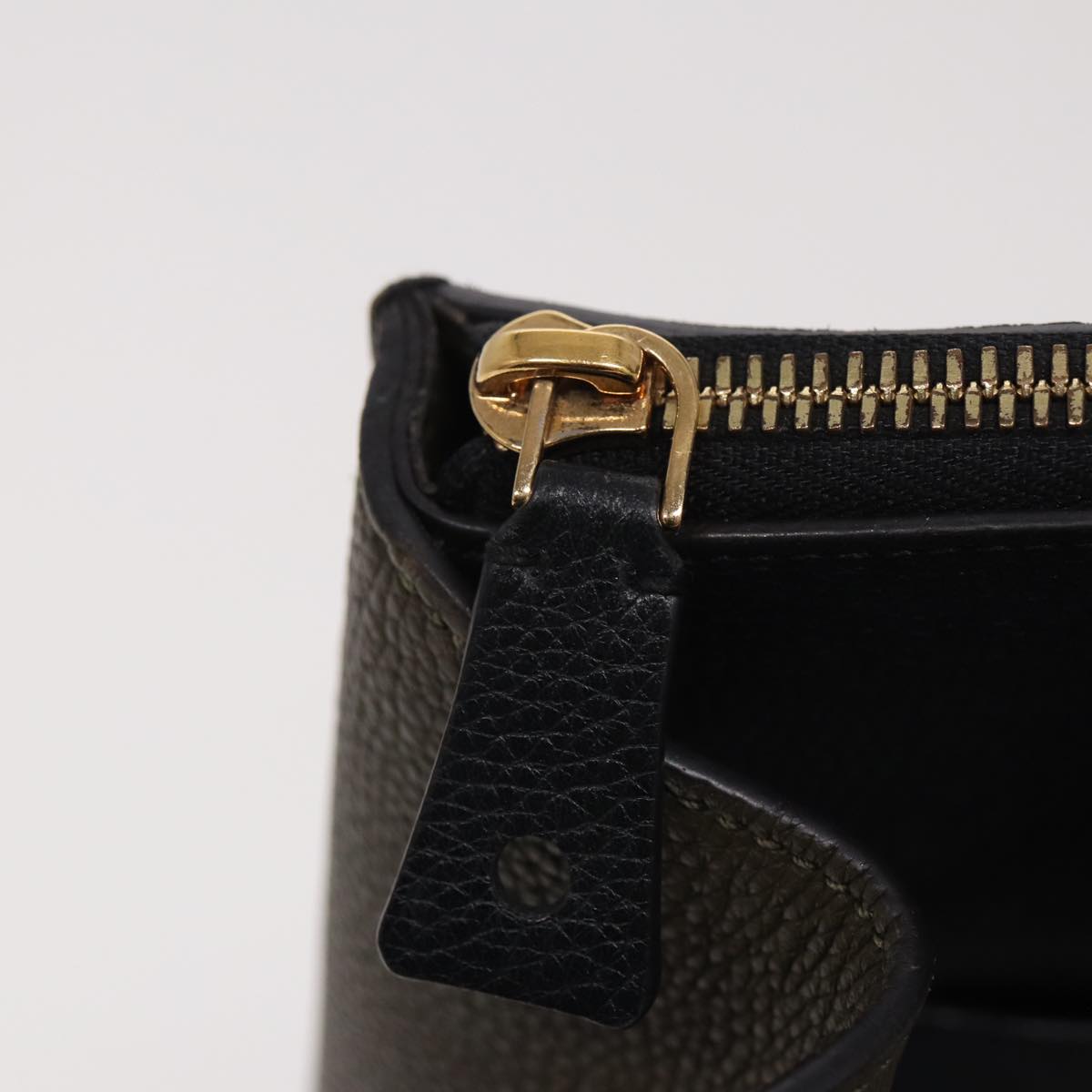LOUIS VUITTON City Steamer MM Bag Leather 2way Black Green M54312 ar12078