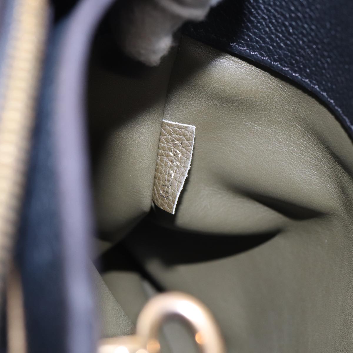 LOUIS VUITTON City Steamer MM Bag Leather 2way Black Green M54312 ar12078