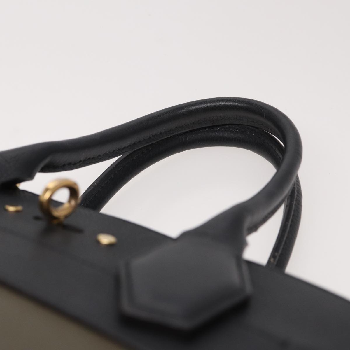 LOUIS VUITTON City Steamer MM Bag Leather 2way Black Green M54312 ar12078