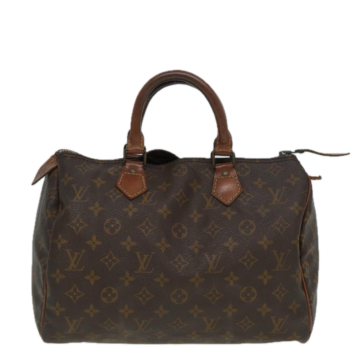 LOUIS VUITTON Monogram Speedy 30 Hand Bag Vintage M41526 LV ar12081