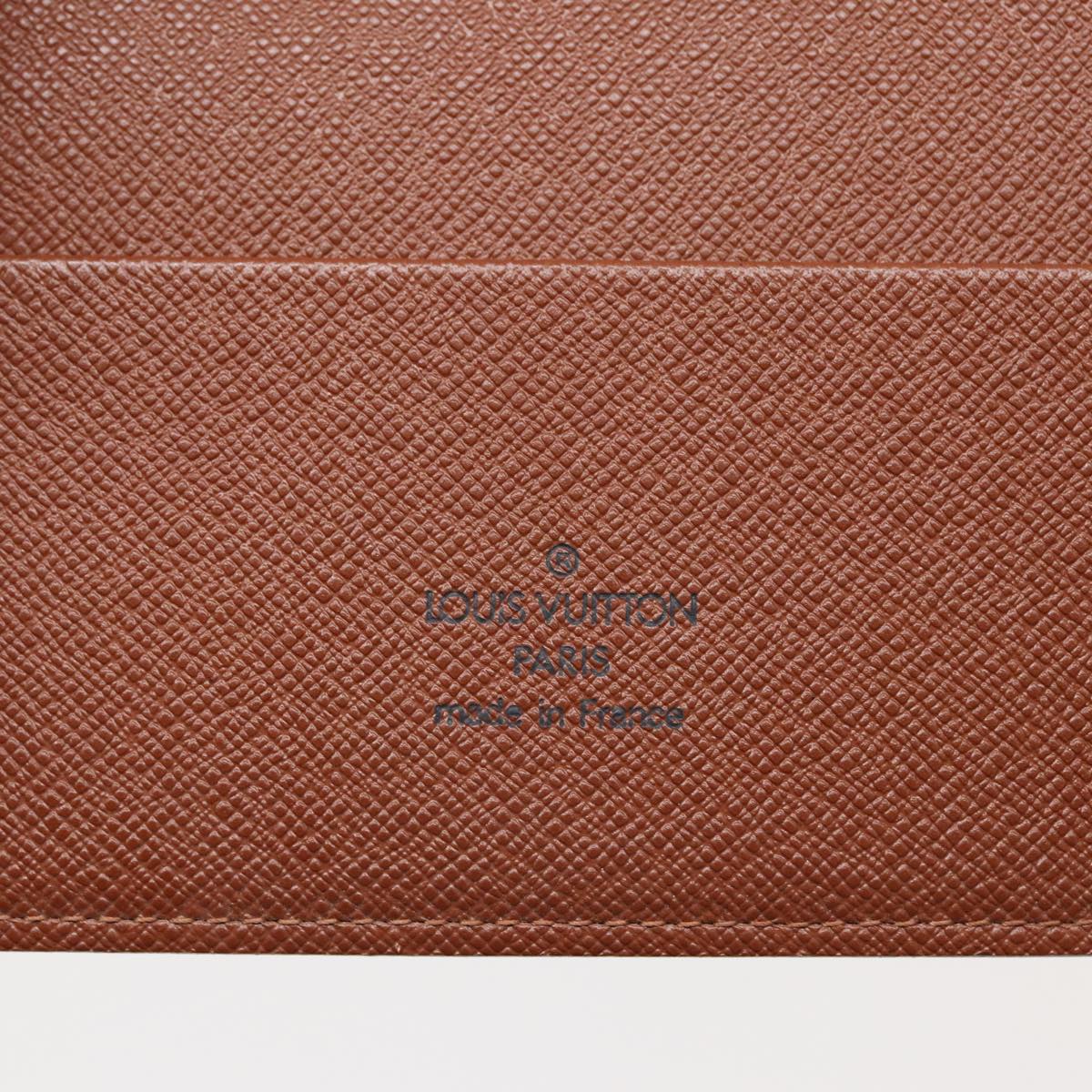 LOUIS VUITTON Monogram Agenda GM Day Planner Cover R20006 LV ar12092