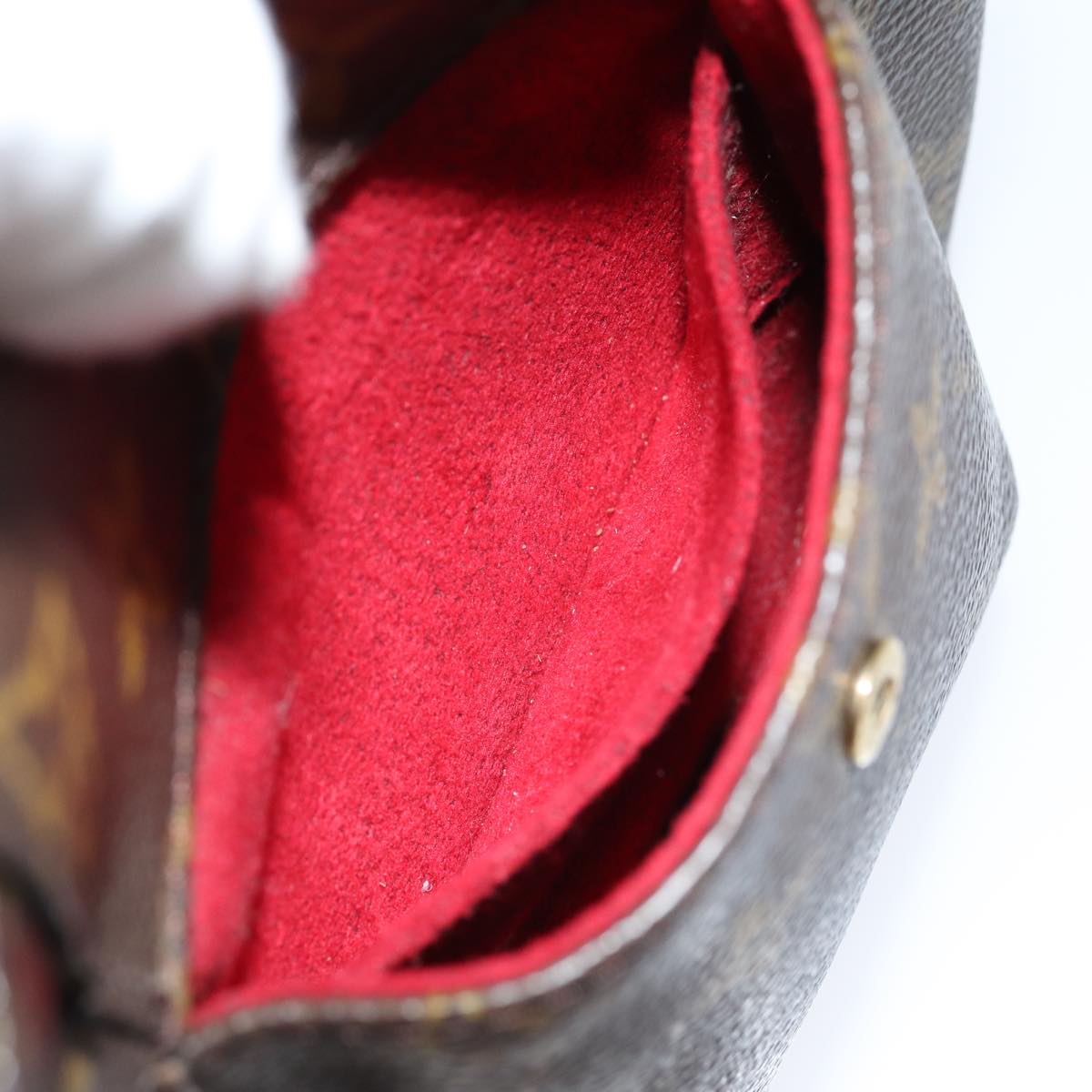 LOUIS VUITTON Monogram Partition Pouch M51901 LV ar12155