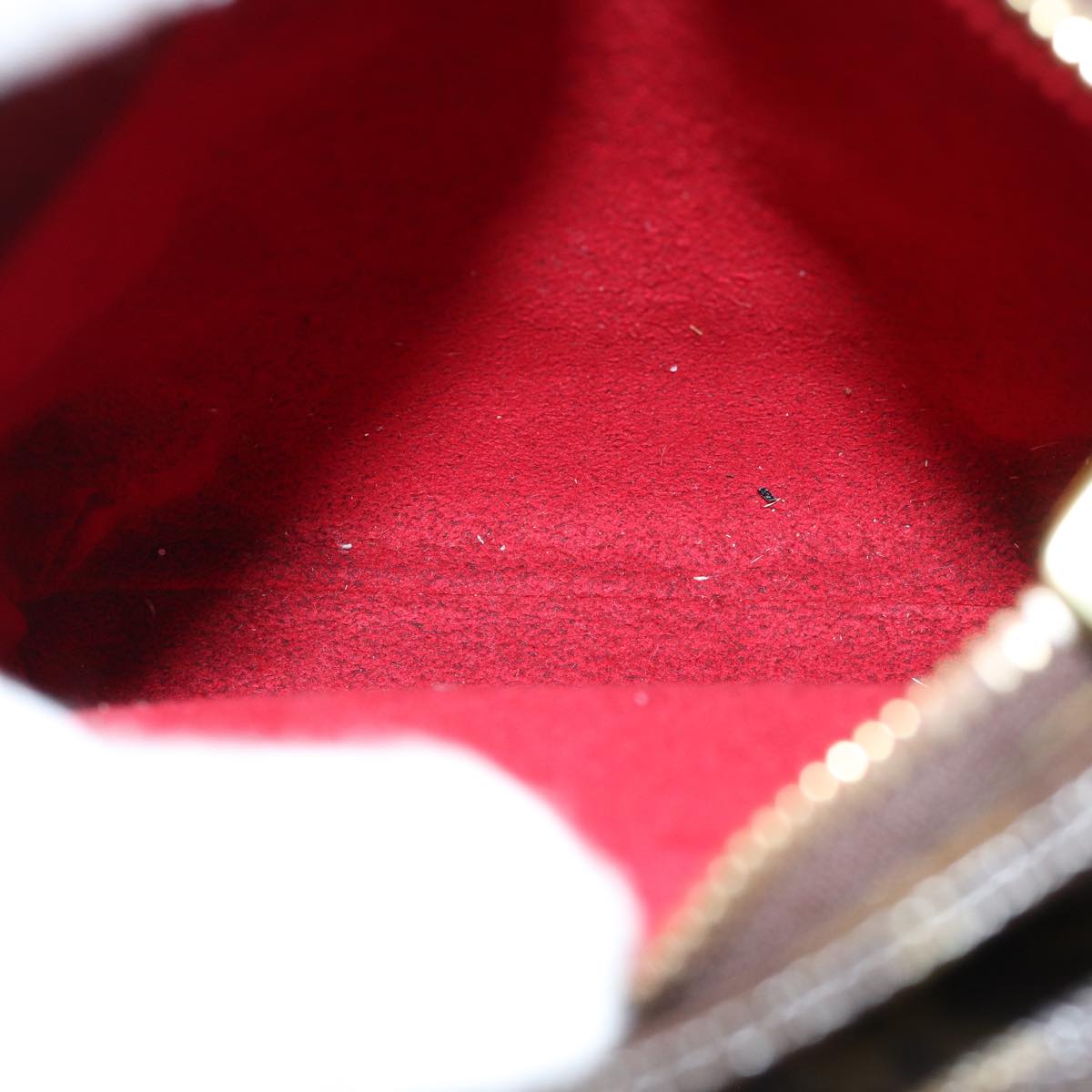 LOUIS VUITTON Monogram Partition Pouch M51901 LV ar12155