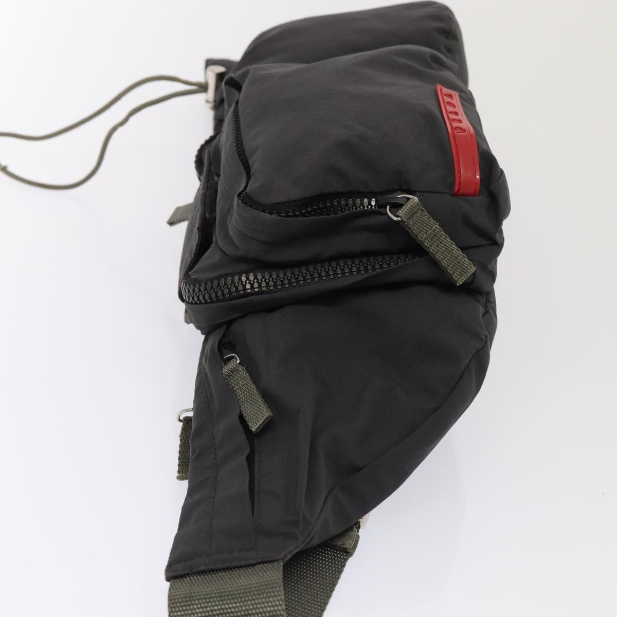 Luxury Prada Sports Waist bag Nylon Gray  ar12260
