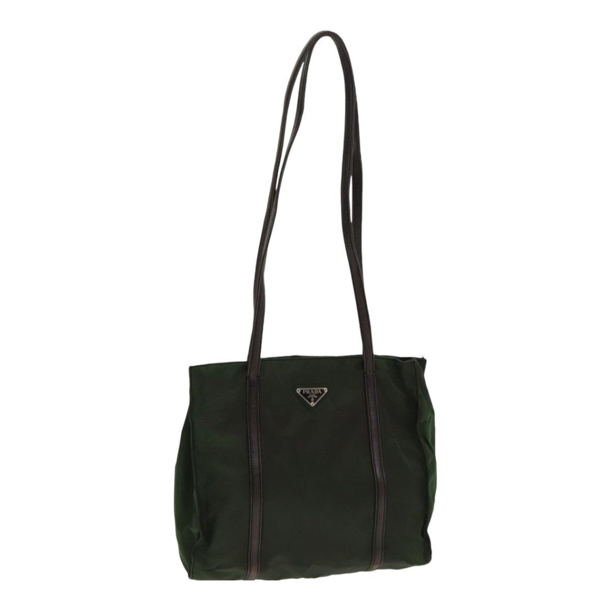Luxury Prada Shoulder Bag Nylon Khaki  ar12261