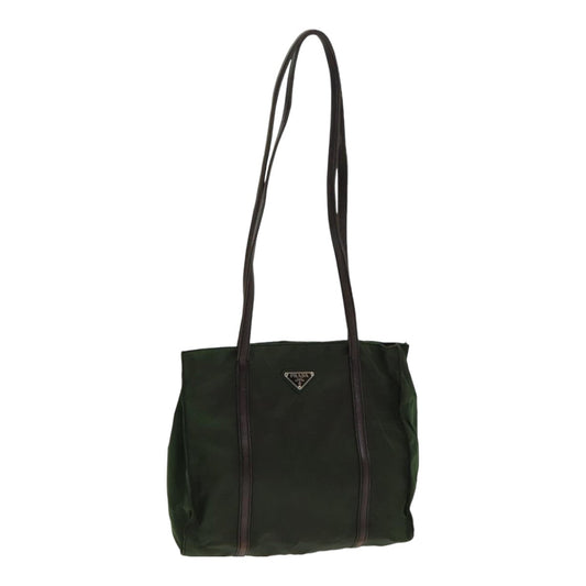 Luxury Prada Shoulder Bag Nylon Khaki  ar12261