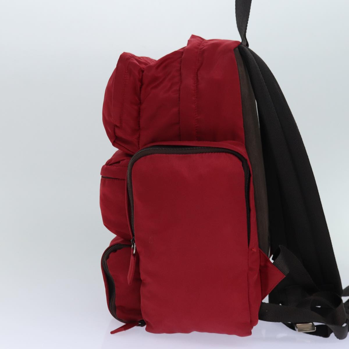 Luxury Prada Backpack Nylon Red  ar12280