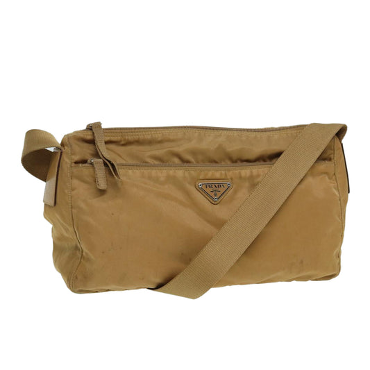 Luxury Prada Shoulder Bag Nylon Beige  ar12305