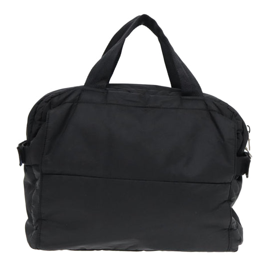 Luxury Prada Sports Hand Bag Nylon Black Silver gray  ar12358