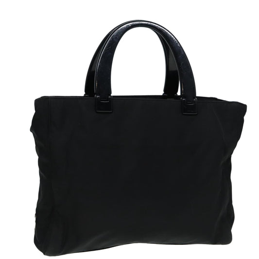 Luxury Prada Hand Bag Nylon Black Silver  ar12363