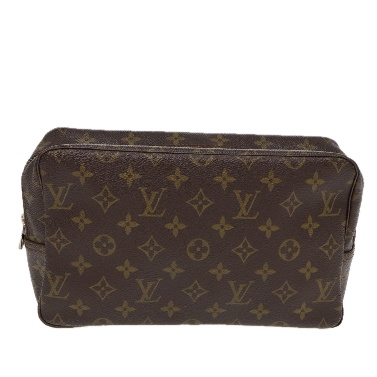 LOUIS VUITTON Monogram Trousse Toilette 28 Clutch Bag M47522 LV ar12380
