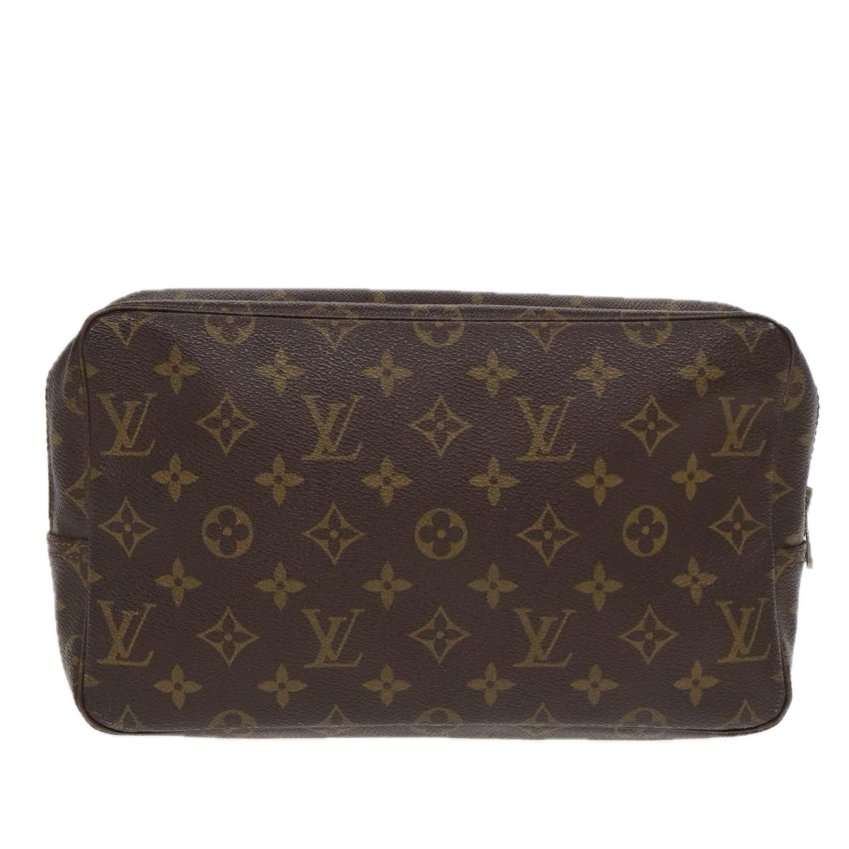 LOUIS VUITTON Monogram Trousse Toilette 28 Clutch Bag M47522 LV ar12380