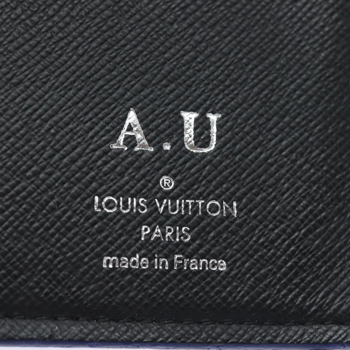 LOUIS VUITTON Taiga Wallet 2Set Black LV ar12458