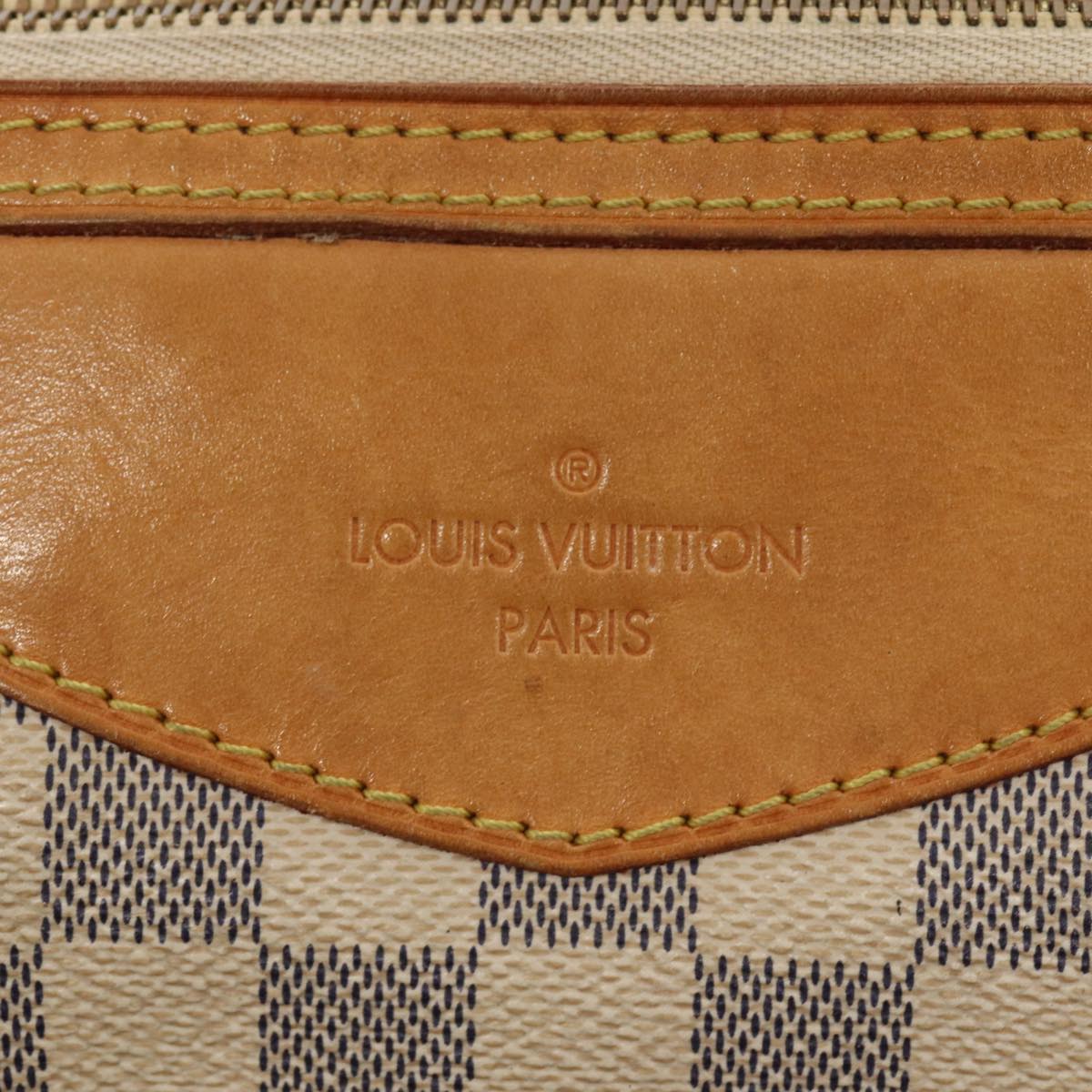 LOUIS VUITTON Damier Azur Siracusa PM Shoulder Bag N41113 LV ar12518