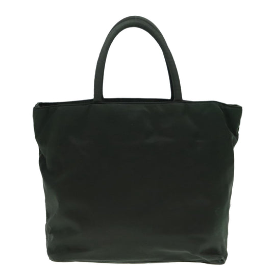 Luxury Prada Hand Bag Nylon Green Silver  ar12551