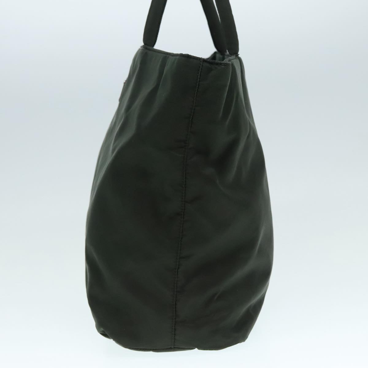Luxury Prada Hand Bag Nylon Green Silver  ar12551