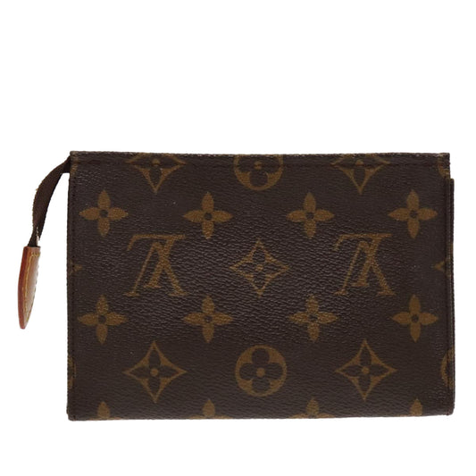 LOUIS VUITTON Monogram Poche Toilette 15 Pouch M47546 LV ar12568
