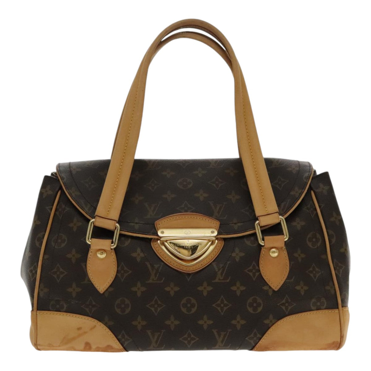LOUIS VUITTON Monogram Beverly GM Shoulder Bag M40120 LV ar12578