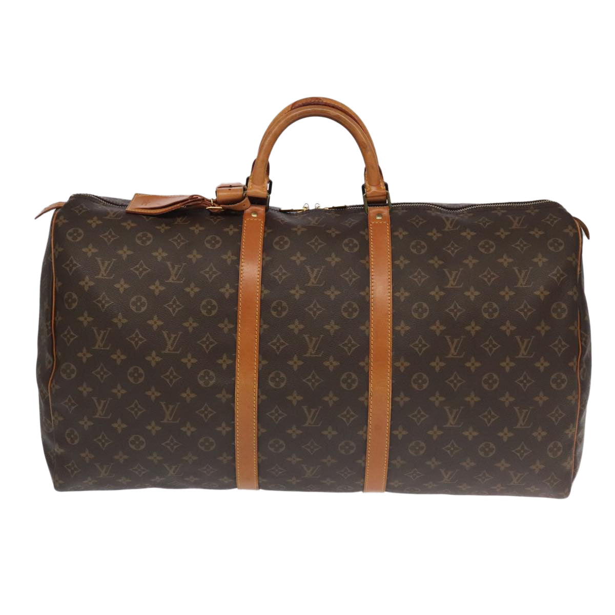 LOUIS VUITTON Monogram Keepall Bandouliere 60 Boston Bag M41412 LV ar12637