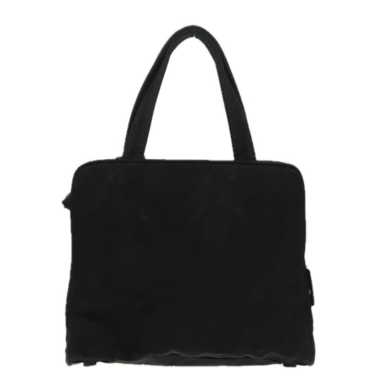 Luxury Prada Hand Bag Nylon Black Silver  ar12668