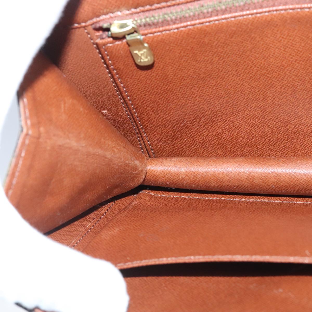 LOUIS VUITTON Monogram Pochette Dam GM Clutch Bag M51810 LV ar12852