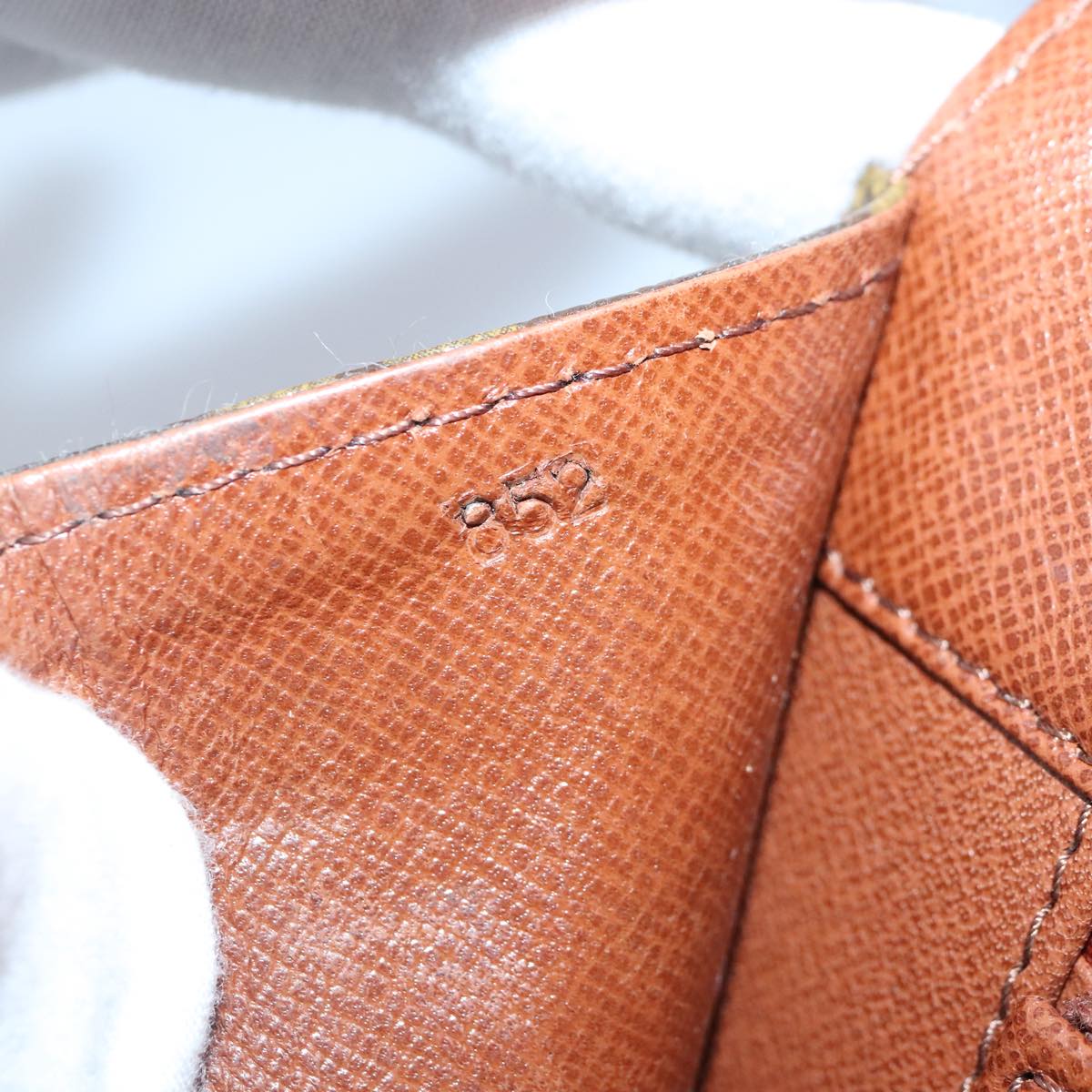 LOUIS VUITTON Monogram Pochette Dam GM Clutch Bag M51810 LV ar12852