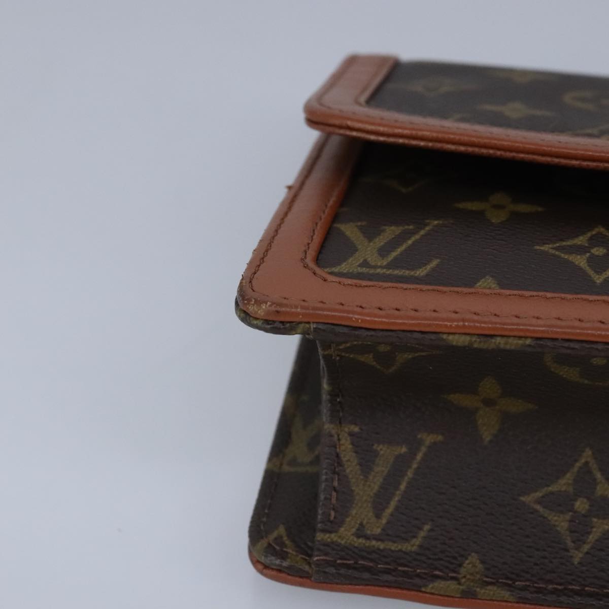 LOUIS VUITTON Monogram Pochette Dam GM Clutch Bag M51810 LV ar12852