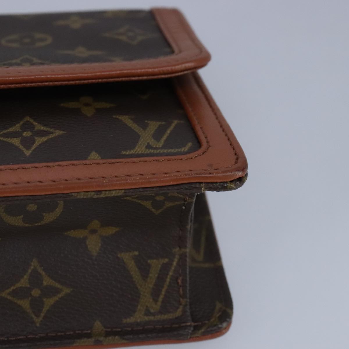 LOUIS VUITTON Monogram Pochette Dam GM Clutch Bag M51810 LV ar12852