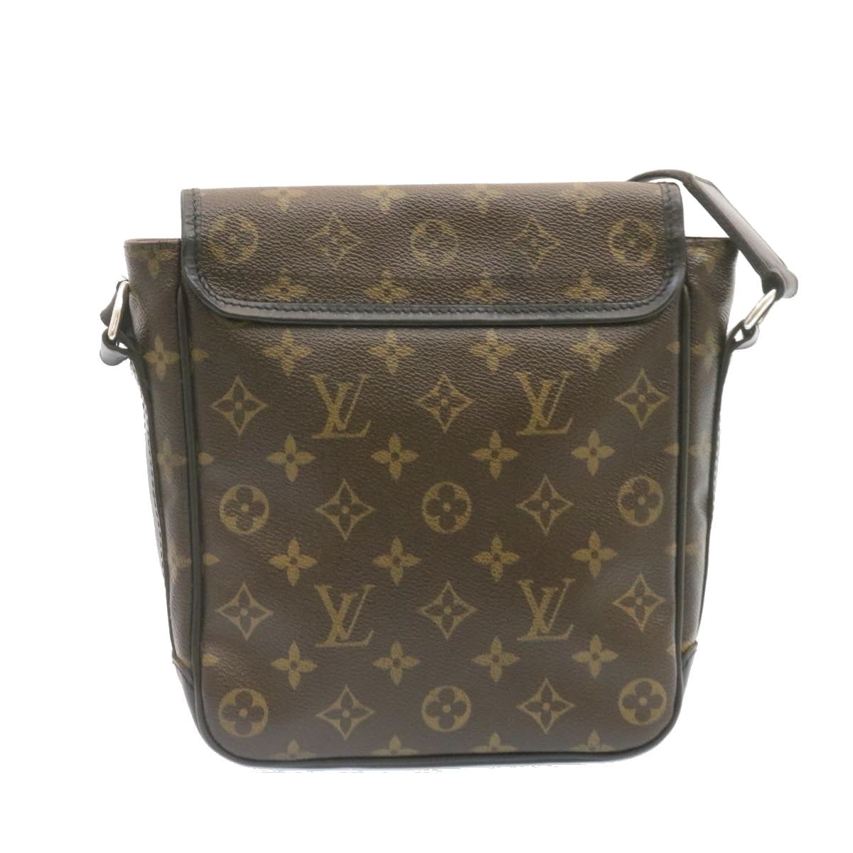 LOUIS VUITTON Monogram Macassar Bass PM Shoulder Bag M56717 LV ar4578