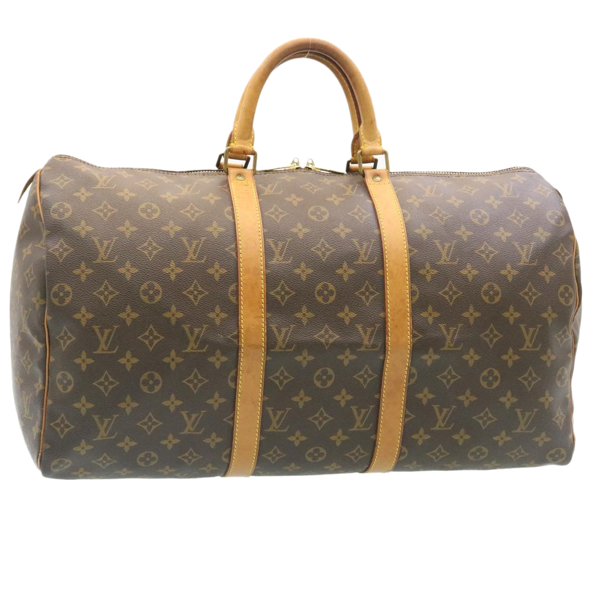 LOUIS VUITTON Monogram Keepall 50 Boston Bag M41426 LV ar5899