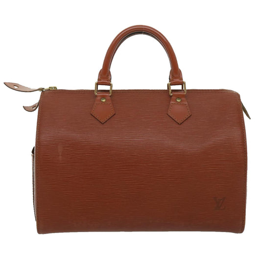 LOUIS VUITTON Epi Speedy 30 Hand Bag Brown M43003 LV ar7514