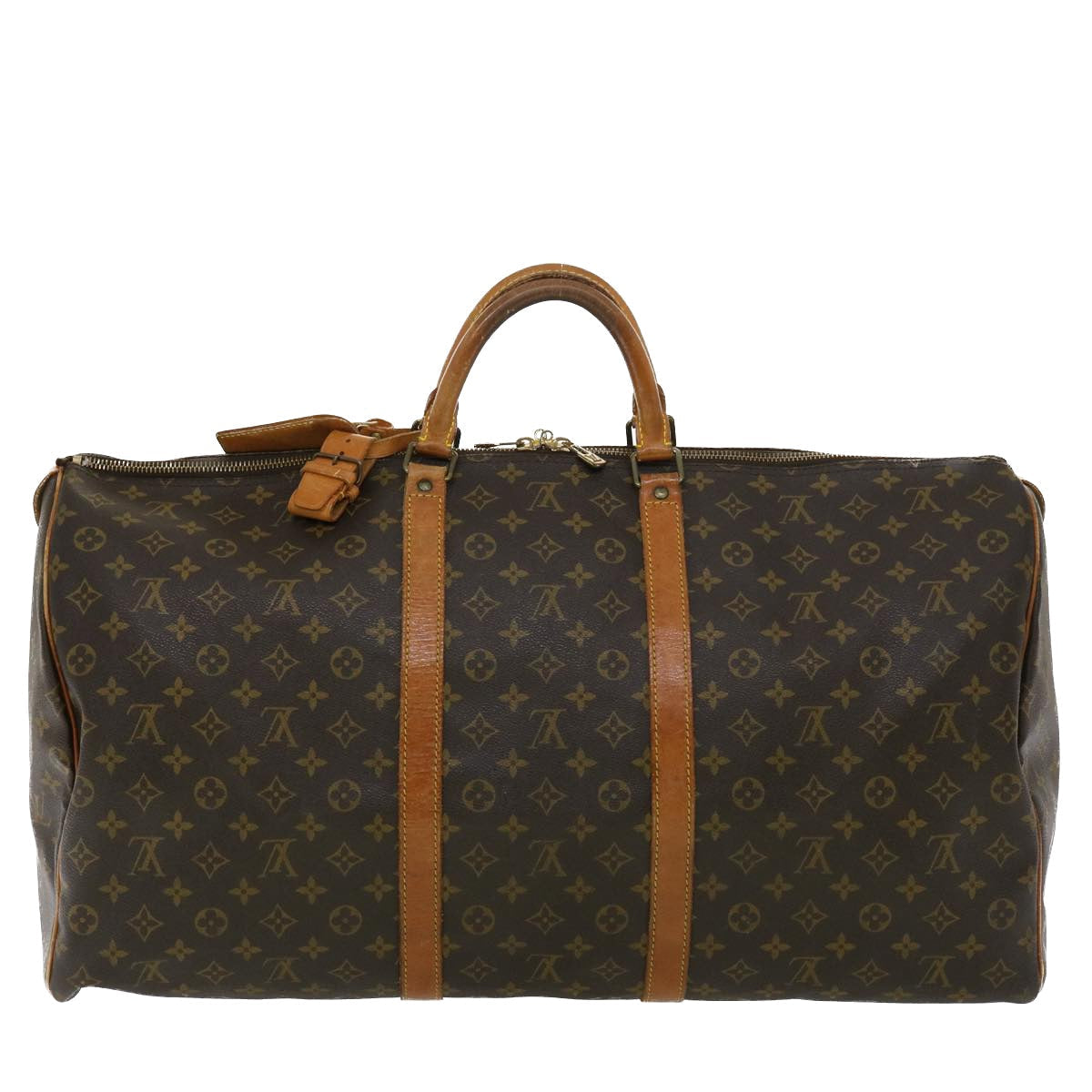 LOUIS VUITTON Monogram Keepall 60 Boston Bag M41422 LV ar8077B