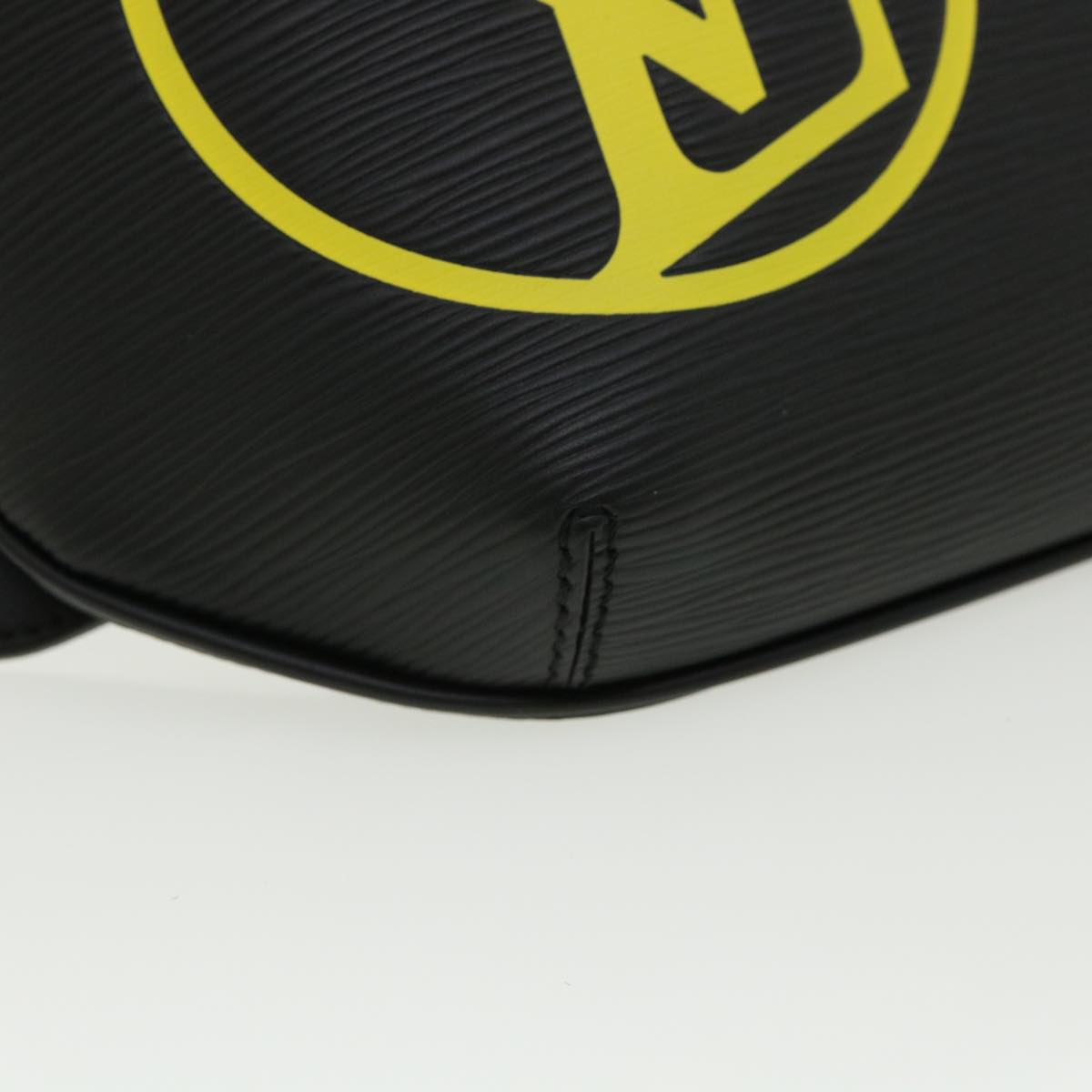 LOUIS VUITTON Epi LV Circle Bum Bag Waist Bag Black Yellow M55131 ar8522A