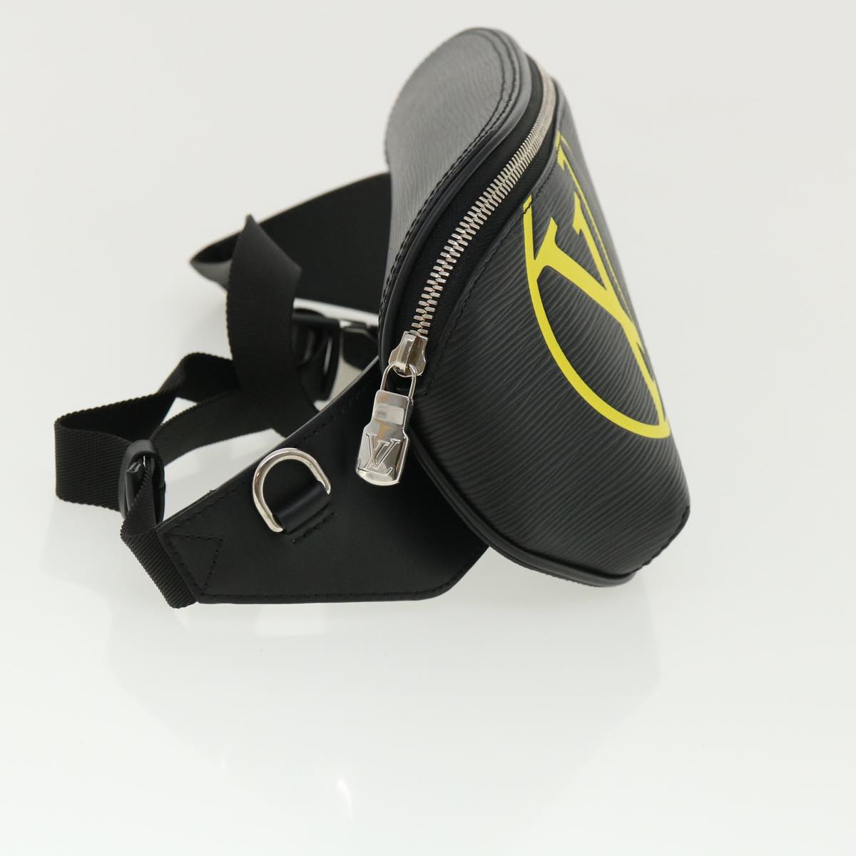 LOUIS VUITTON Epi LV Circle Bum Bag Waist Bag Black Yellow M55131 ar8522A