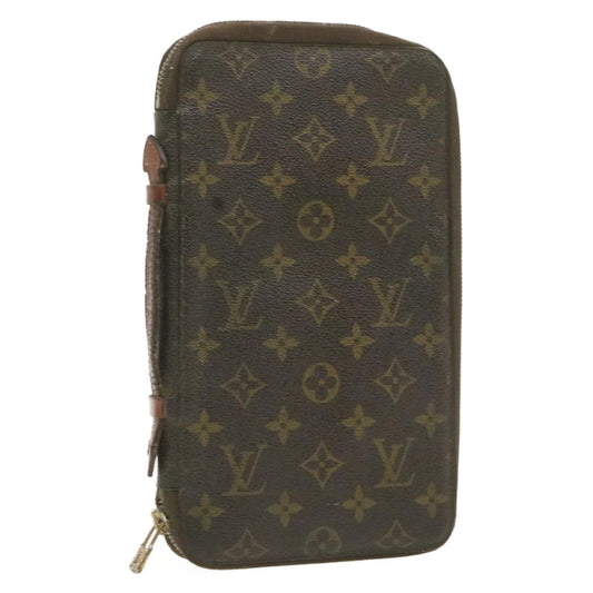 LOUIS VUITTON Monogram Poche Escapade Travel Case Vintage M60113 LV as061