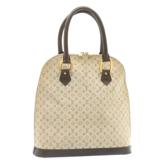 LOUIS VUITTON Monogram Mini Alma Haut Hand Bag Khaki M92203 LV as158