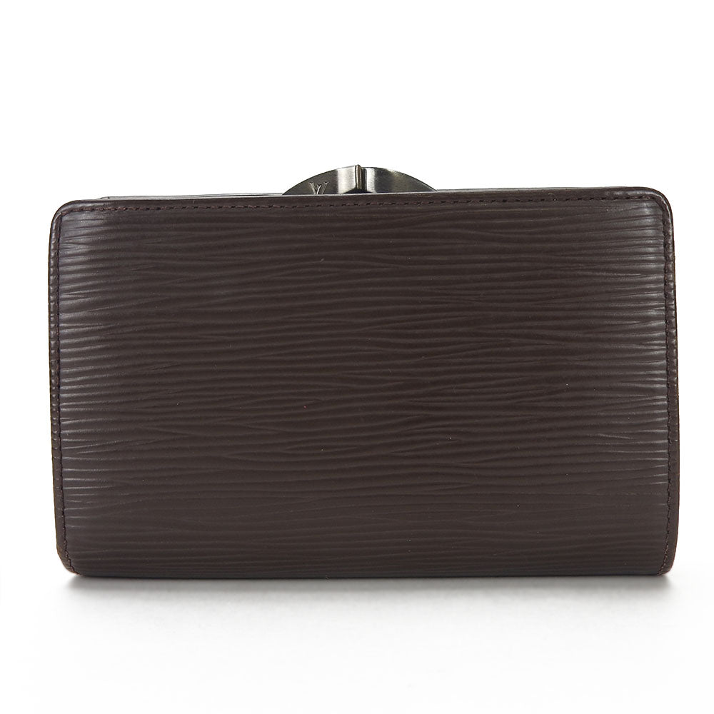 Louis Vuitton Epi Leather Bifold Wallet Brown
