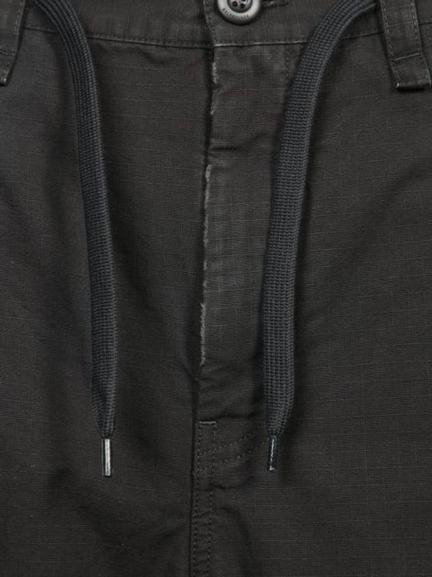 Luxury Balenciaga Cropped Cargo Straight Pants Black