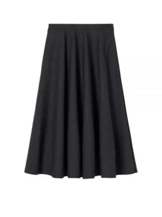 Luxury Gucci Trending 2025 Wool Pleated Skirt Grey