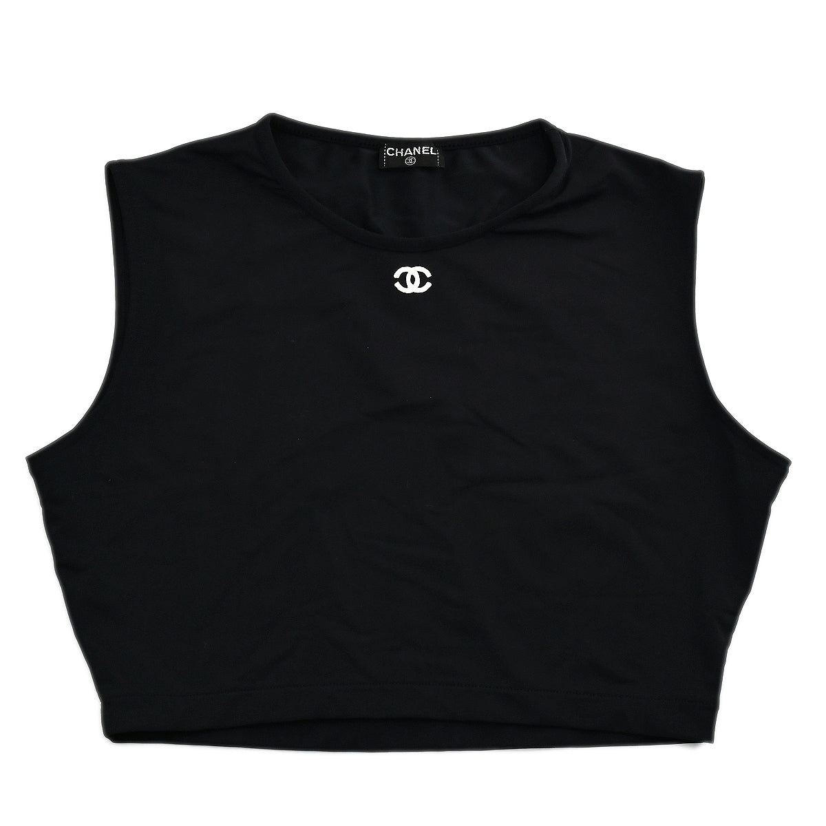 Luxury Chanel 1995 Spring CC-embroidered cropped top #42