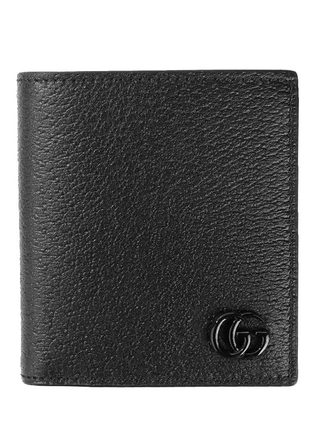 Luxury Gucci Trending 2025 GG Marmont leather wallet black