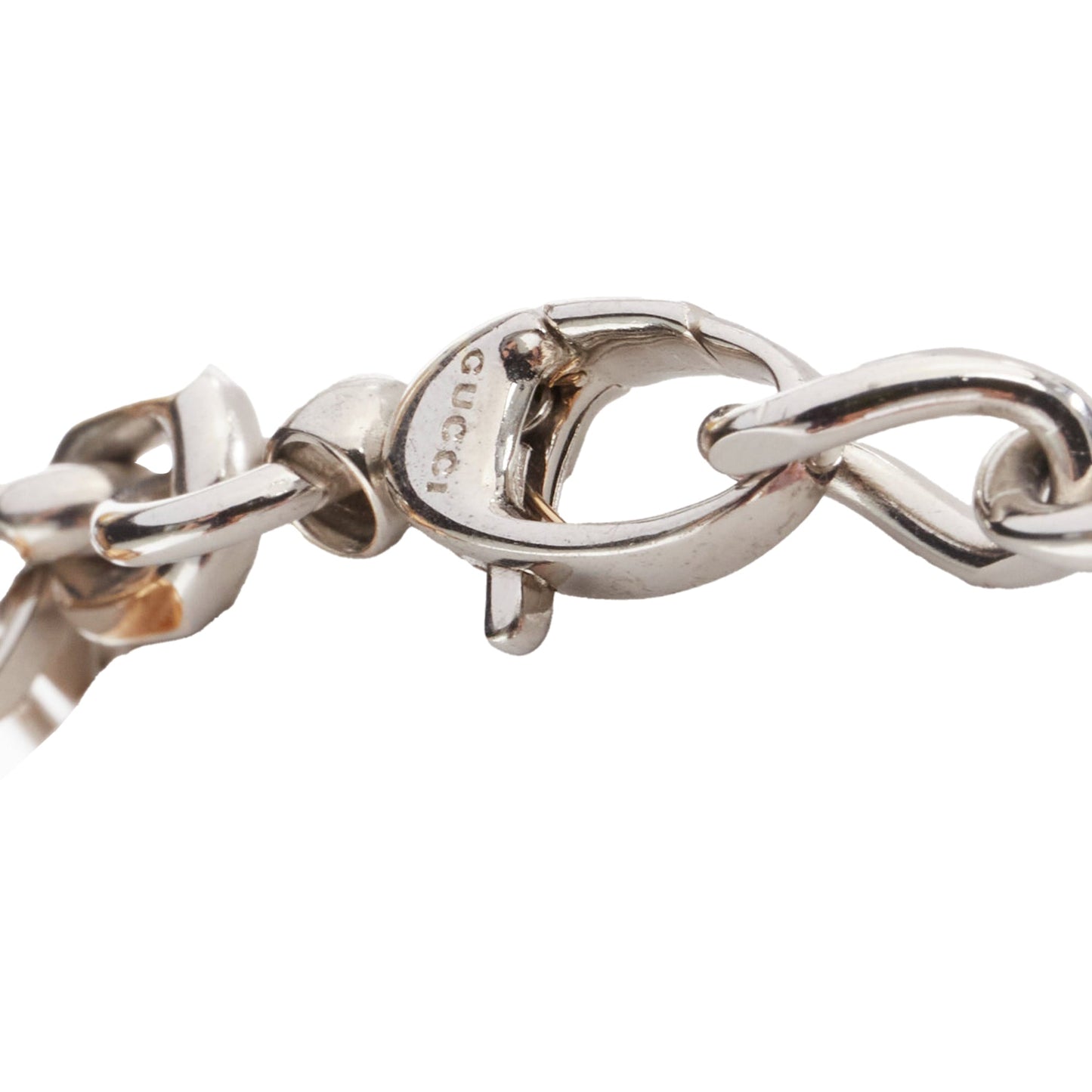 Gucci Luxury Balenciaga Hacker Project silver GG B logo charms bracelet